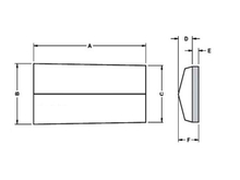 Domite White Iron Grizzly Bars DLP2069 piezas de desgaste