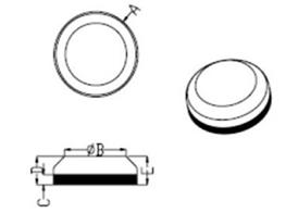 Wear Buttons Domite Parts Wb90 Piezas de desgaste