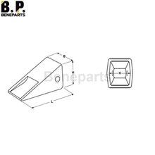 1U3251 Cat J Familia J250 Dientes de cubo E311 E312 916 939