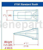 X156 X156HD Dientes de cubo Hensley