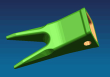 9W8452WTL CAT J Familia J460 Dientes del cucharón E330 E345 988 988F